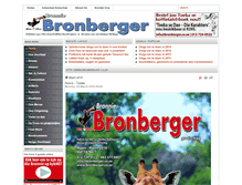 Tablet Screenshot of bronberger.co.za